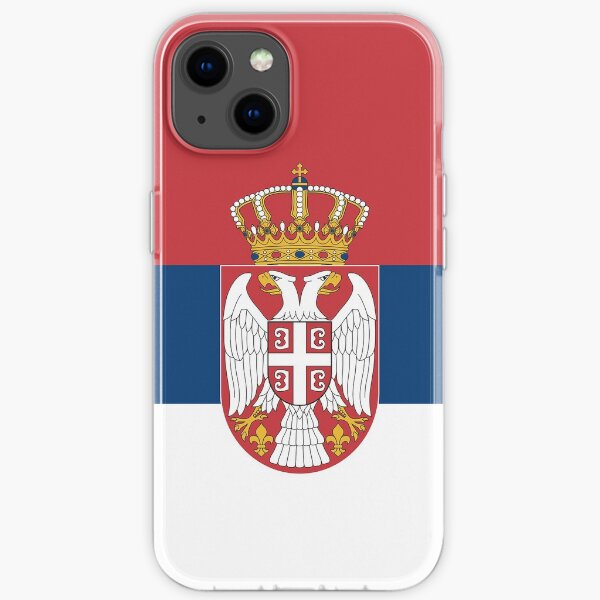 SERBISCHE Flagge Geschenke, Masken, Aufkleber & Produkte iPhone Flexible Hülle