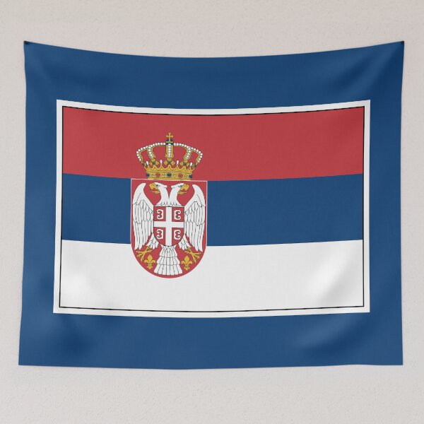 Item preview, SERBIAN Flag Gifts, Masks, Stickers & Products designed and sold by mpodger.