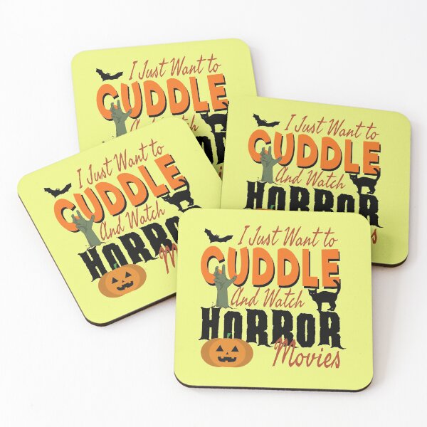 Item preview, I just want to Cuddle and watch Horror movies designed and sold by AnveeBubbles.