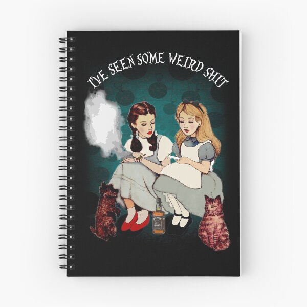 Item preview, Alice and Dorothy I've seen Some Weird Shit Alice in Wonderland Tshirt (2) designed and sold by hasaselo.