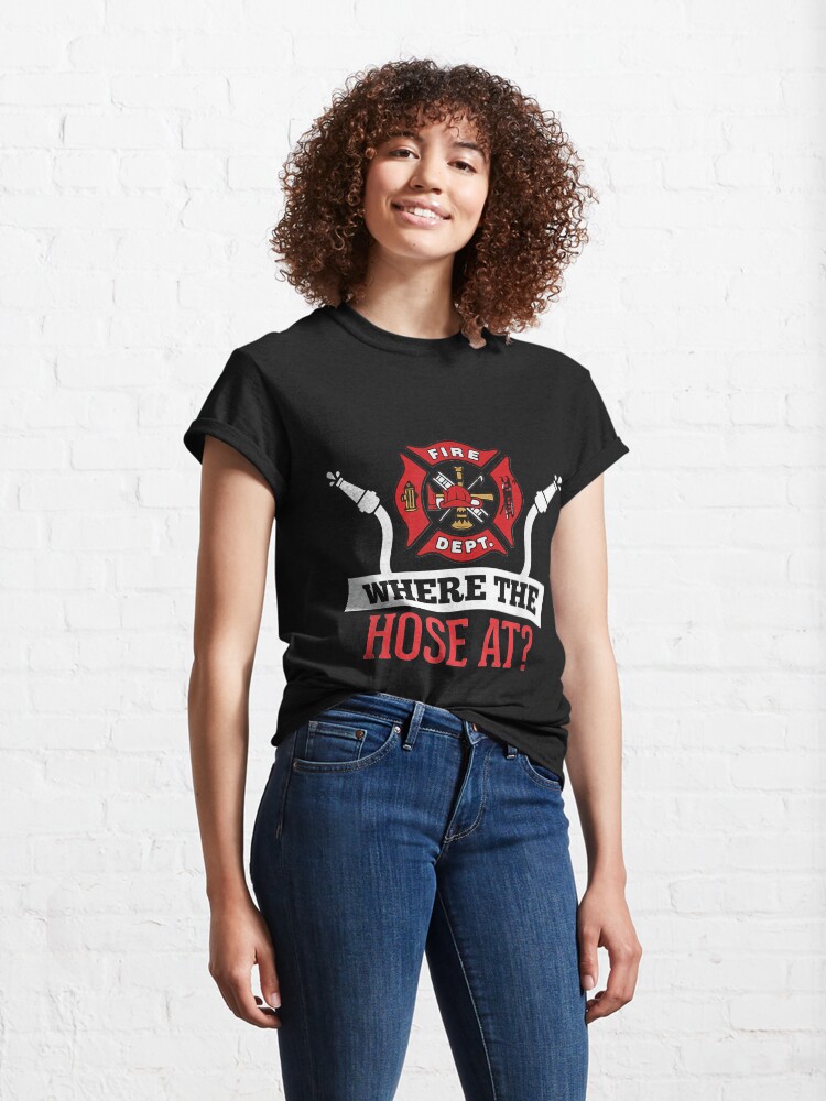 I Put Out Fire Captain Firefighter T-Shirt Vintage Funny Gif I Put Out Fire Captain Firefighter T-Shirt Vintage Funny Gif