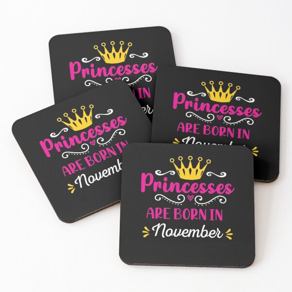 Item preview, Princesses Are Born In November Happy Birthday designed and sold by ZiesMerch.