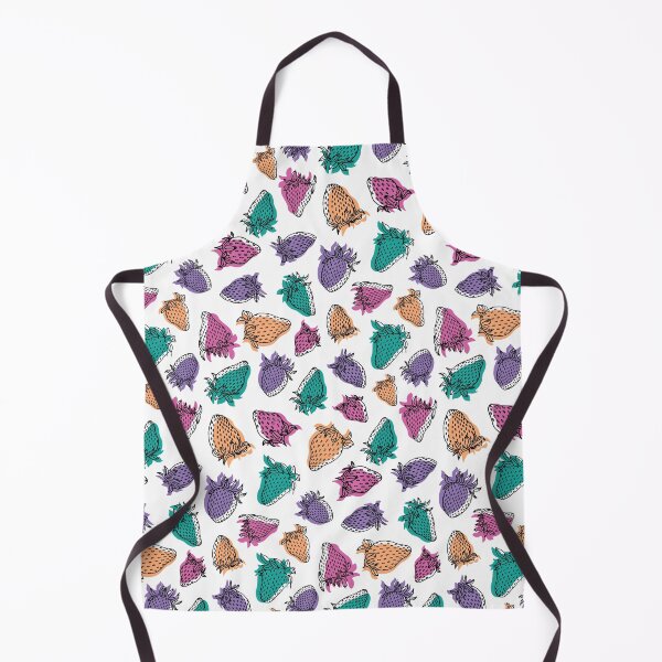 Item preview, Offset effect strawberry field in cotton candy colours designed and sold by Printables Passions.