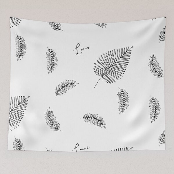 Item preview, Scattered Black Leaves and Love designed and sold by Debbie Rodriguez.