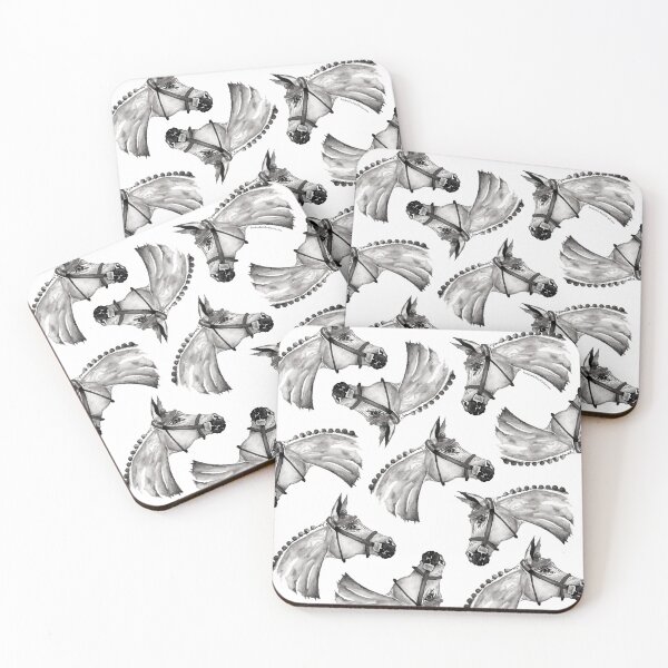 Item preview, Greyscale Equine Watercolour Print  designed and sold by London-Fields.