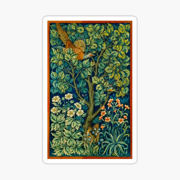 Item preview, HD Cock Pheasant (1916) by William Morris designed and sold by gologodesigns.
