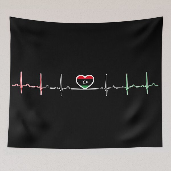 Item preview, Heartbeat Libya designed and sold by Heartbeatsalad.