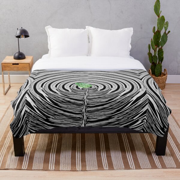 Item preview, Focus on nature - single green leaf in the center of circles photo design designed and sold by kikidu21.