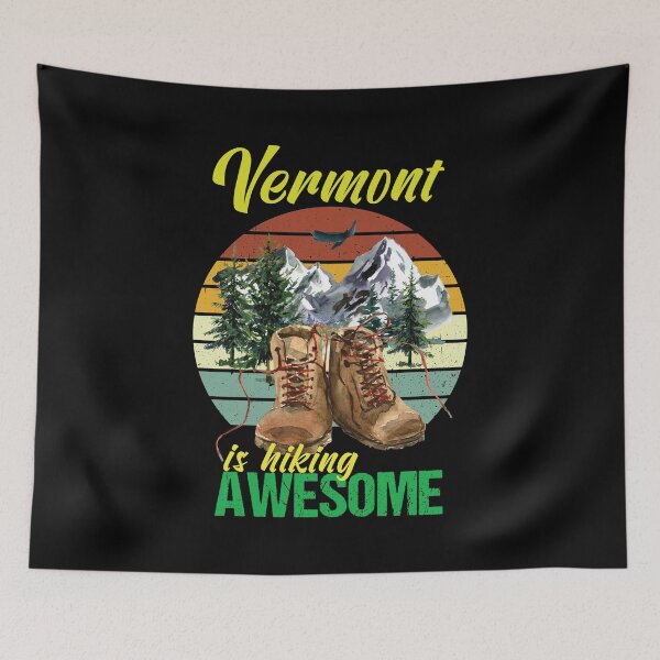 Item preview, Vermont is hiking awesome designed and sold by StencilMyst ..