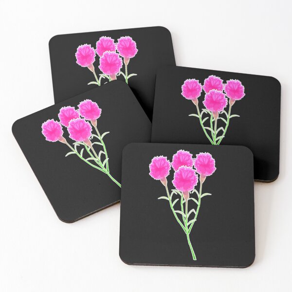 Item preview, Beautiful Simple Carnation Flower Pattern designed and sold by Zareen Sayyed.