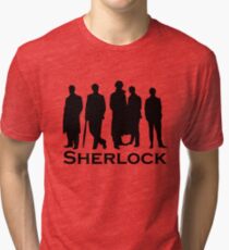 Sherlock Silhouettes Tri-blend T-Shirt