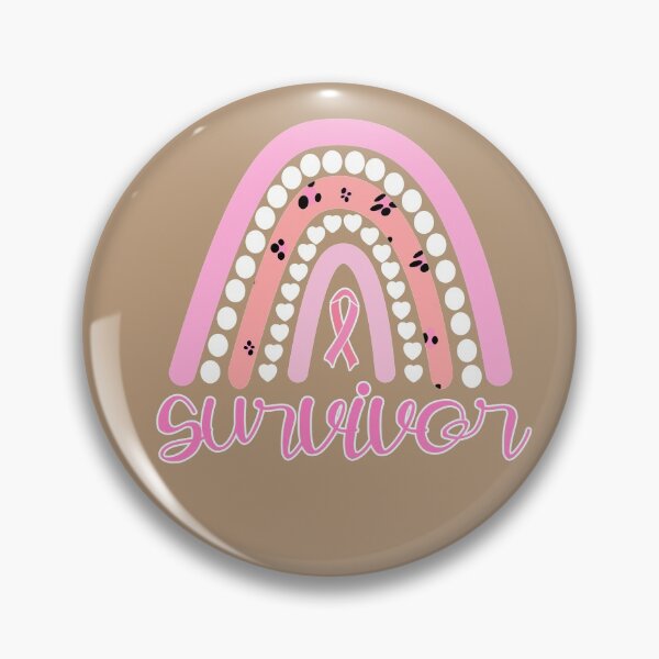 Item preview, Breast Cancer Awareness Ribbon (Leopard Rainbow) designed and sold by AbsurdlyEpic.