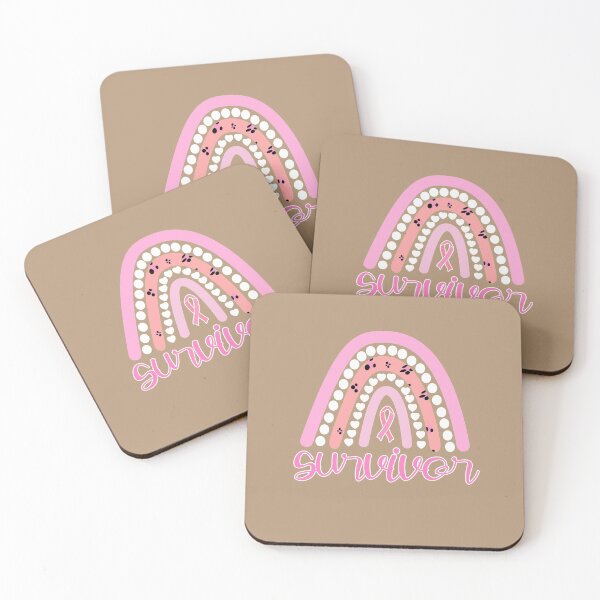 Item preview, Breast Cancer Awareness Ribbon (Leopard Rainbow) designed and sold by AbsurdlyEpic.