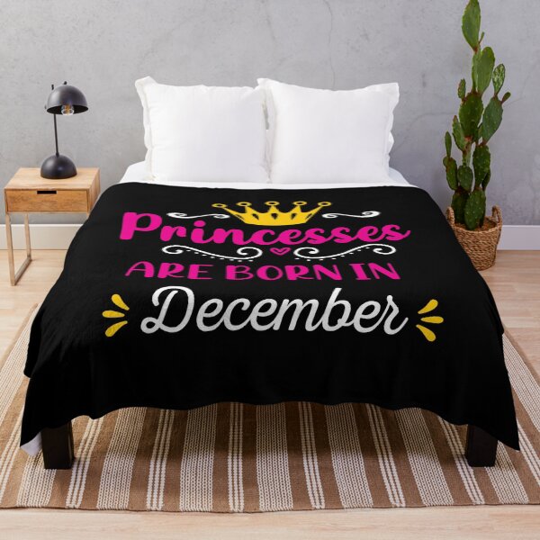 Item preview, Princesses Are Born In December Happy Birthday designed and sold by ZiesMerch.