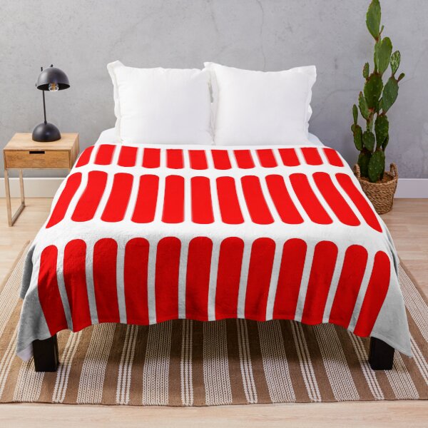 Item preview, Red and White Striped Oval designed and sold by timizar.