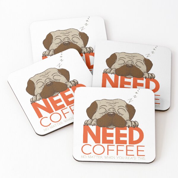 Item preview, Coffee pug designed and sold by neycdesign.