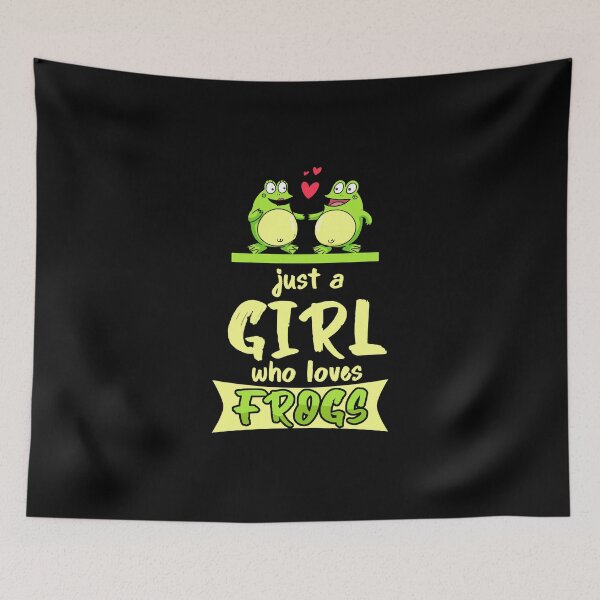 Item preview, Frog Just A Girl Who Loves Frogs designed and sold by titanosdesign.