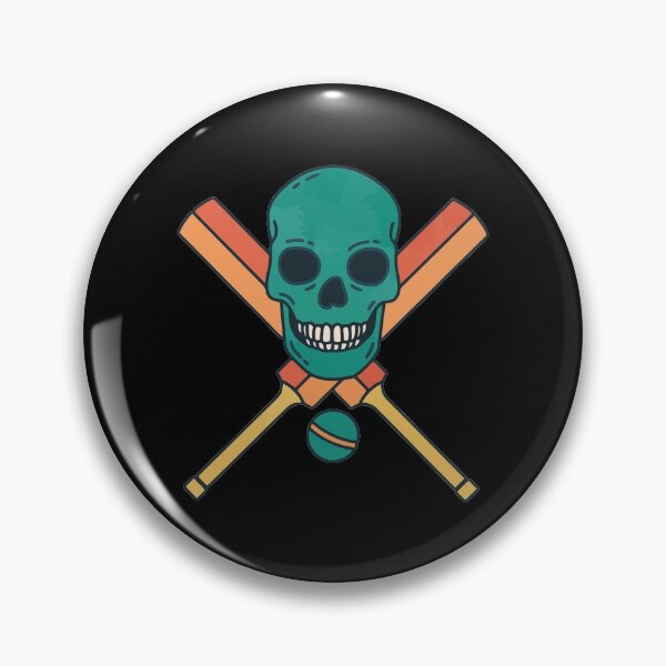 Item preview, Cricket sport skull designed and sold by zaher97.