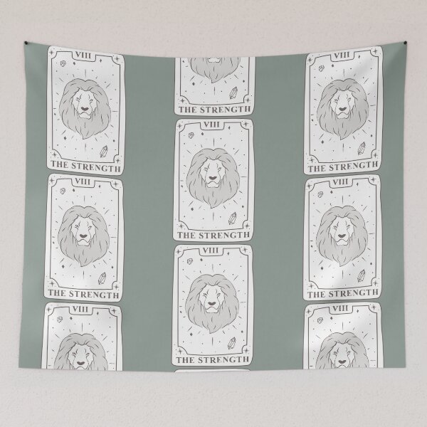 Item preview, The Strength Lion Tarot Card  designed and sold by Taleahsdesigns.