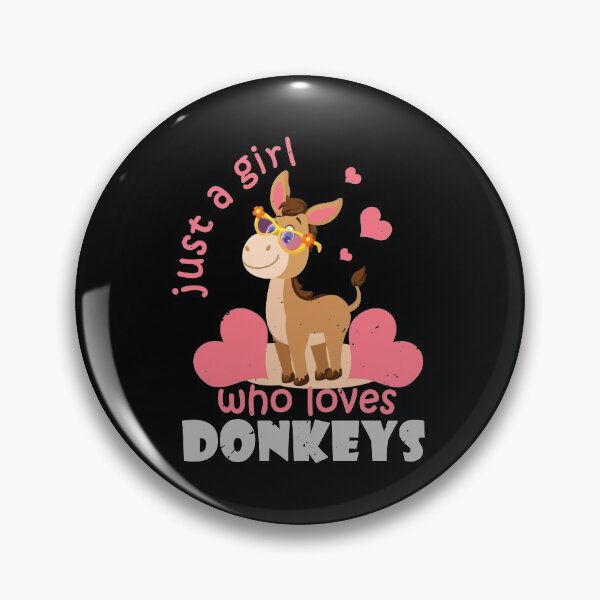 Item preview, Donkey Just A Girl Who Loves Donkeys designed and sold by titanosdesign.