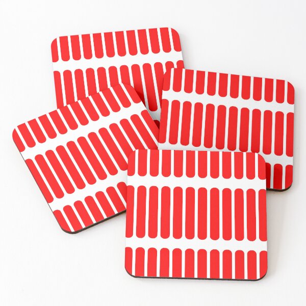 Item preview, Red and White Striped Oval designed and sold by timizar.