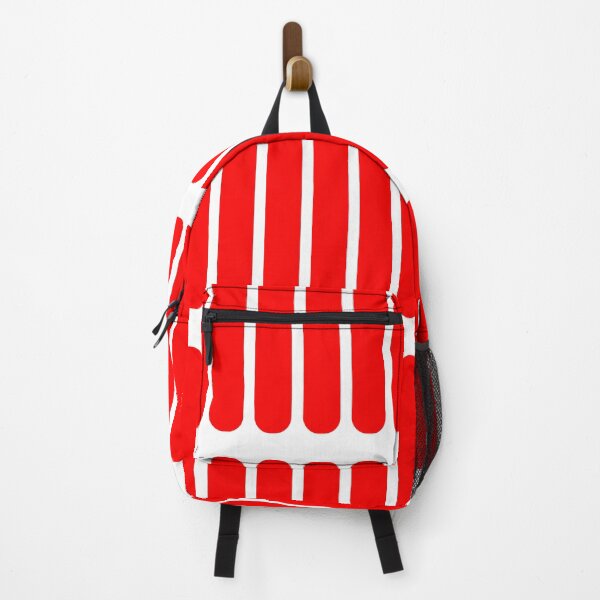 Item preview, Red and White Striped Oval designed and sold by timizar.