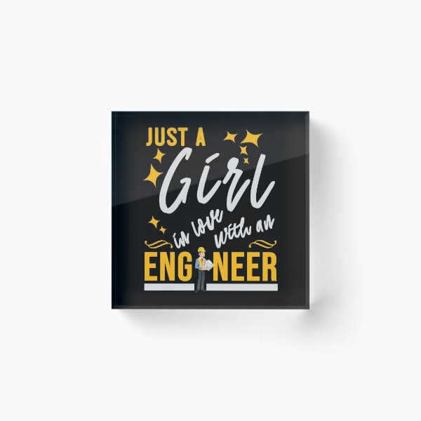 Item preview, Girl Loves Engineer designed and sold by titanosdesign.