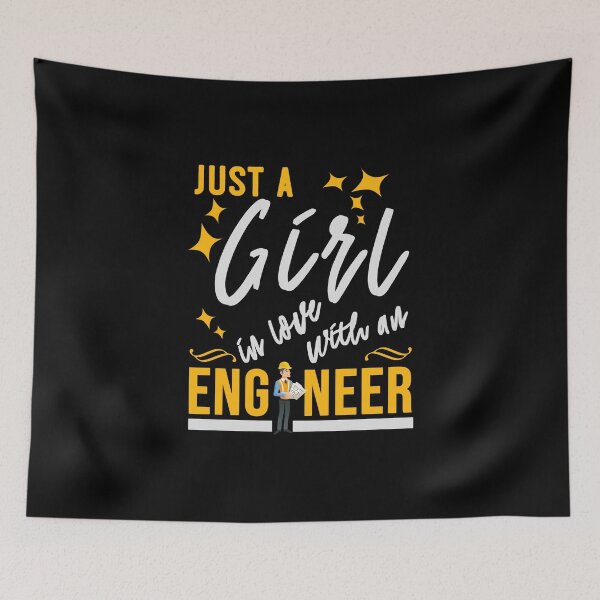 Item preview, Girl Loves Engineer designed and sold by titanosdesign.