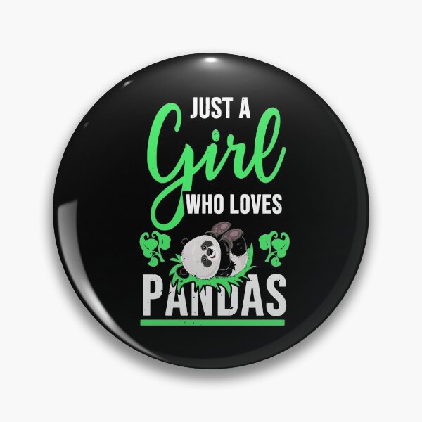 Item preview, Just A Girl Who Loves Pandas designed and sold by titanosdesign.