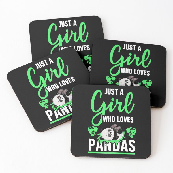 Item preview, Just A Girl Who Loves Pandas designed and sold by titanosdesign.