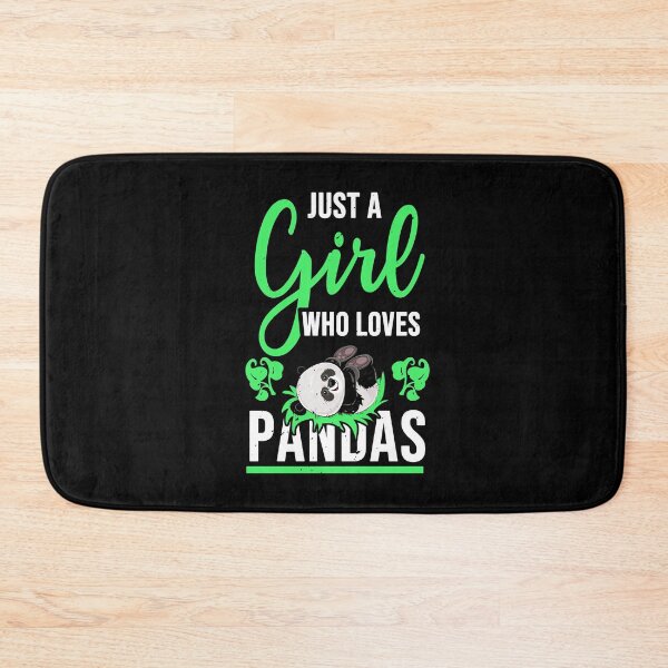 Item preview, Just A Girl Who Loves Pandas designed and sold by titanosdesign.