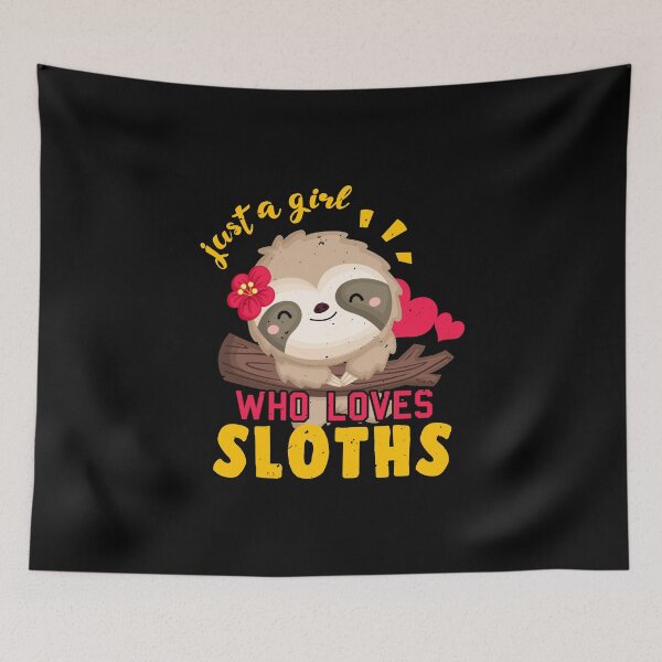 Item preview, Only A Girl Loves The Sloths designed and sold by titanosdesign.