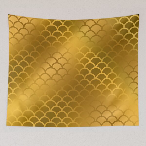 Item preview, Gold Abstract Scales designed and sold by FreedomUniverse.