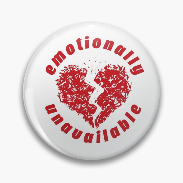 Item preview, Emotionally Unavailable Broken Heart Aesthetic Design designed and sold by Princeps-.