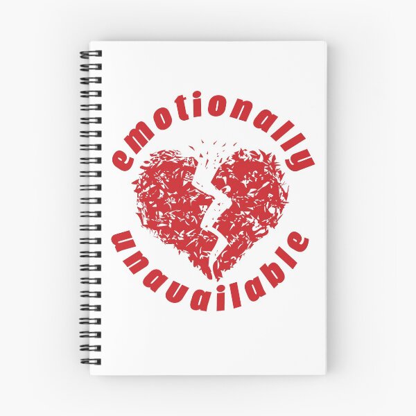 Item preview, Emotionally Unavailable Broken Heart Aesthetic Design designed and sold by Princeps-.