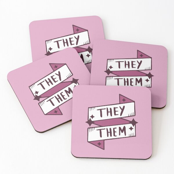 Item preview, They / Them (Non-binary) in Purple / Lilac designed and sold by LaurenTowner.