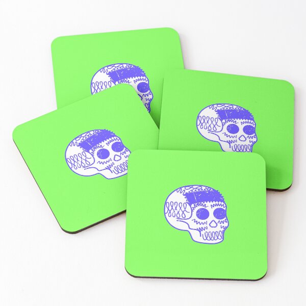 Item preview, Textured Violet Sugar Skull designed and sold by marco2r.