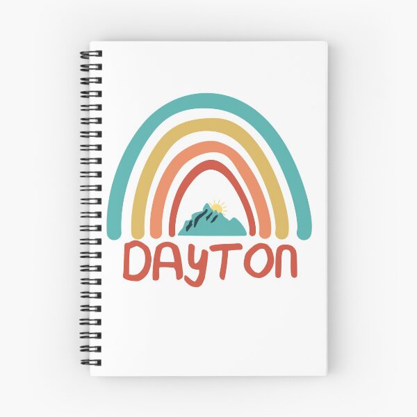 Item preview,  Dayton Retro Vintage Rainbow- Dayton Ohio Mountain Souvenir - Gift - Hometown - Hiking - Nature designed and sold by HappyTees Lab.