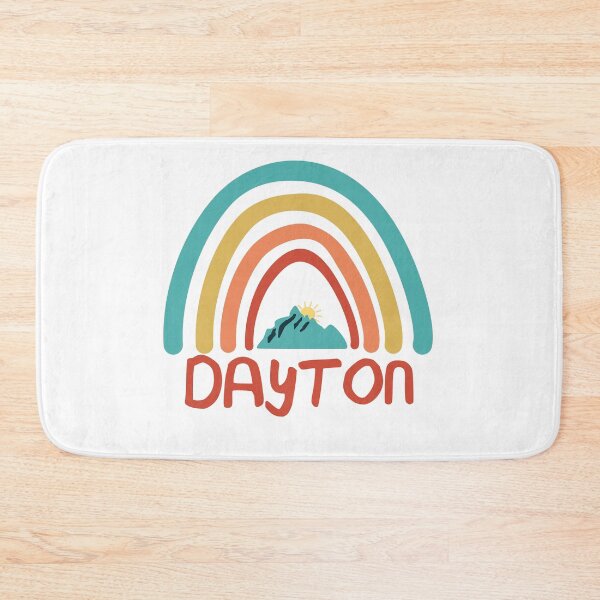 Item preview,  Dayton Retro Vintage Rainbow- Dayton Ohio Mountain Souvenir - Gift - Hometown - Hiking - Nature designed and sold by HappyTees Lab.