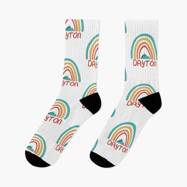 Item preview,  Dayton Retro Vintage Rainbow- Dayton Ohio Mountain Souvenir - Gift - Hometown - Hiking - Nature designed and sold by HappyTees Lab.