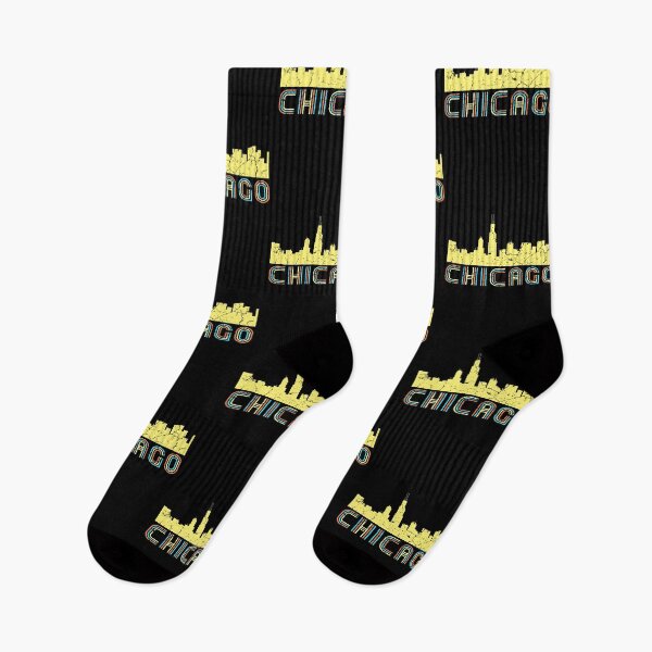 Item preview, Chicago retro skyline designed and sold by Mila1946.