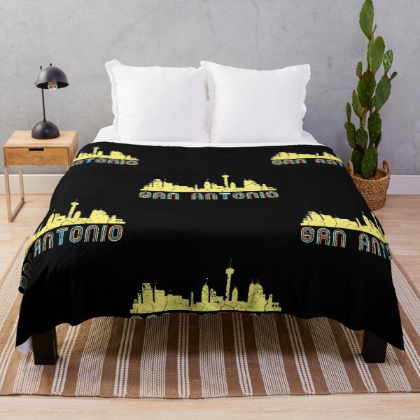 Item preview, San Antonio Retro Skyline designed and sold by Mila1946.