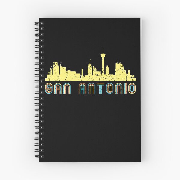Item preview, San Antonio Retro Skyline designed and sold by Mila1946.