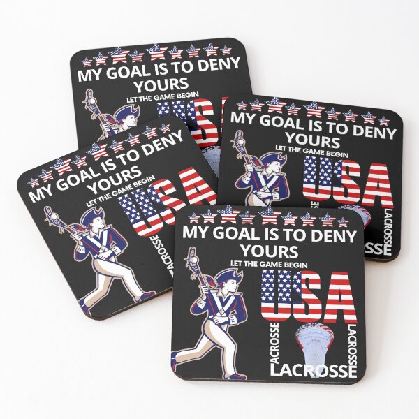 Item preview, Lacrosse USA American Flag designed and sold by Kiarasboutique.