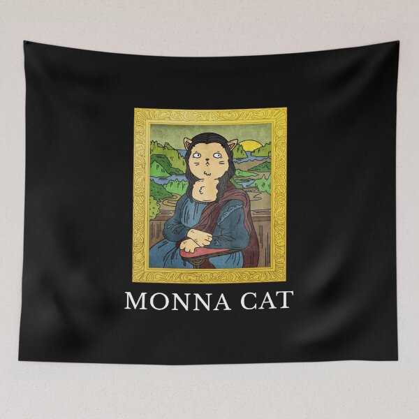 Item preview, MONNA CAT ART ▶ ️ FUNNY CATS designed and sold by KHAOTICSHOP.