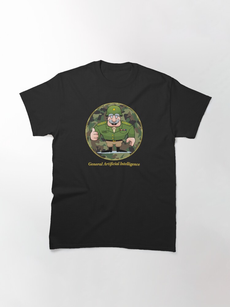 Alternate view of General Artificial Intelligence. Classic T-Shirt