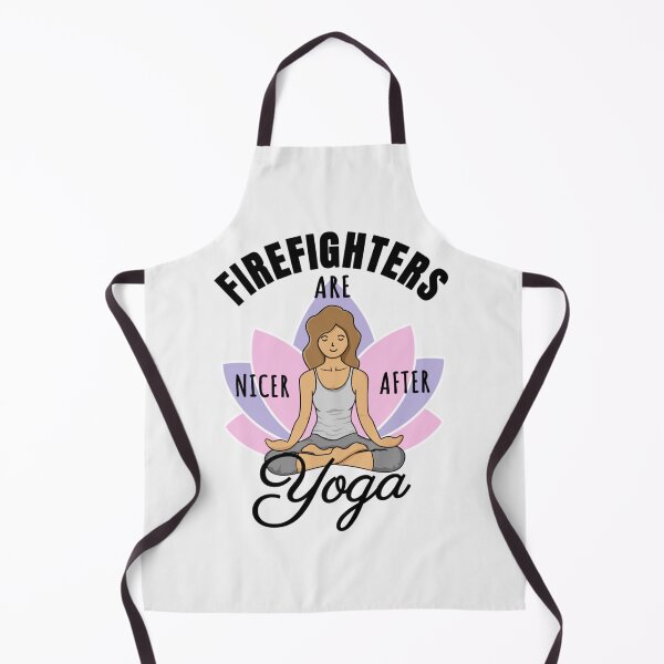 Item preview, Firefighters Are Nicer After Yoga - Good Vibes Desig| Perfect Gift For you and friends designed and sold by luconats.