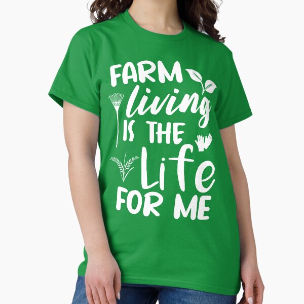 Vista previa del artículo con la obra «La vida en el campo es la vida para mí», diseñado y vendido por AmethystMurad.