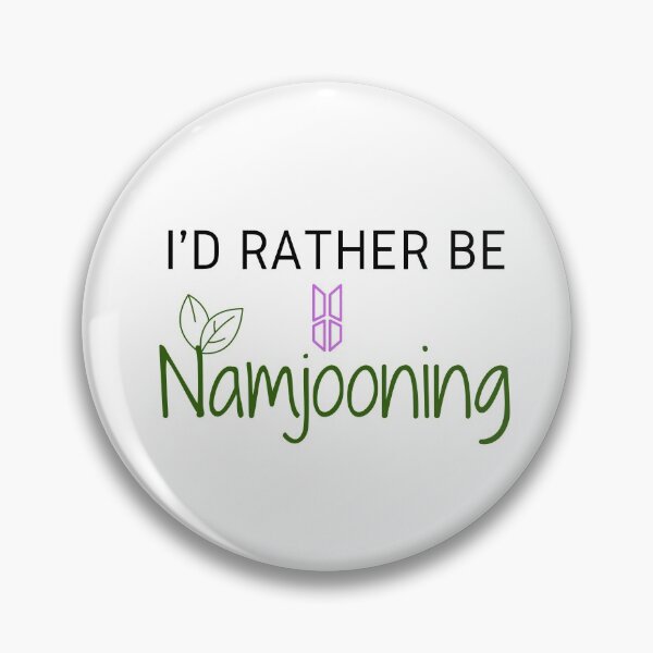 Item preview, i'd rather be namjooning , best gift for army ,best gift for bts lovers designed and sold by afafbou99.