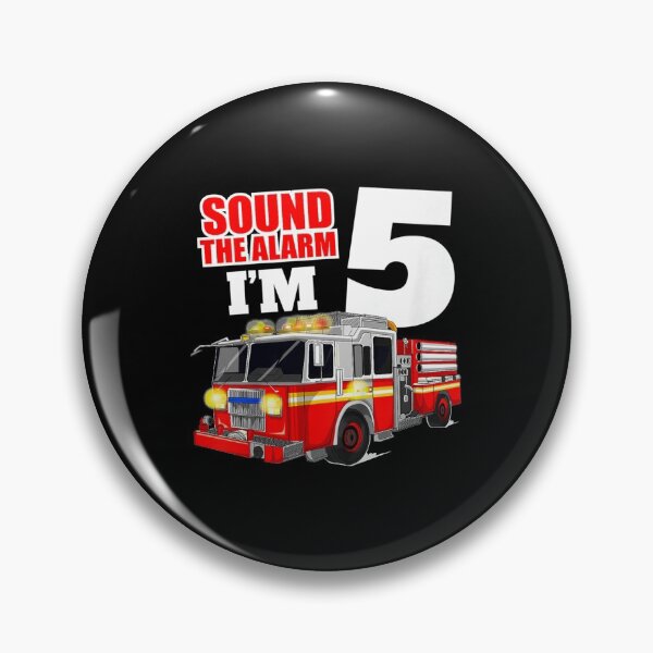 Item preview, Kids Fire Truck 5th Birthday Boy Firefighter Five 5 Year Ol| Perfect Gift For you and friends designed and sold by luconats.